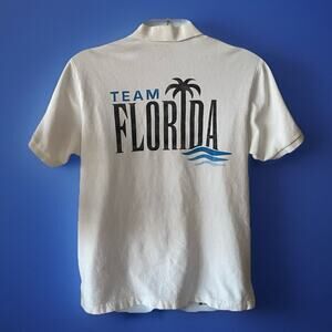 Old Navy Polo Shirt Men XL Team Florida Cotton Hammerhead Aquatics 2010 Cologne